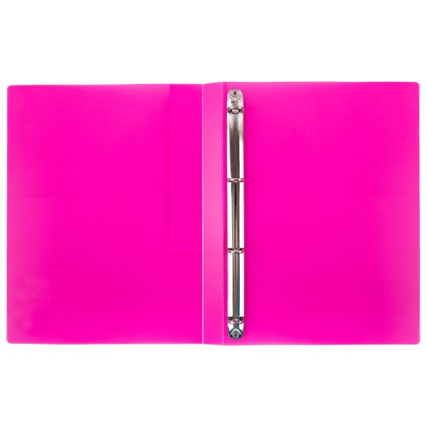 Папка на 4 О-кольцах A4 700 мкм 25 мм, 4 шт, d-17 мм, розовый EC211400013, Expert Complete