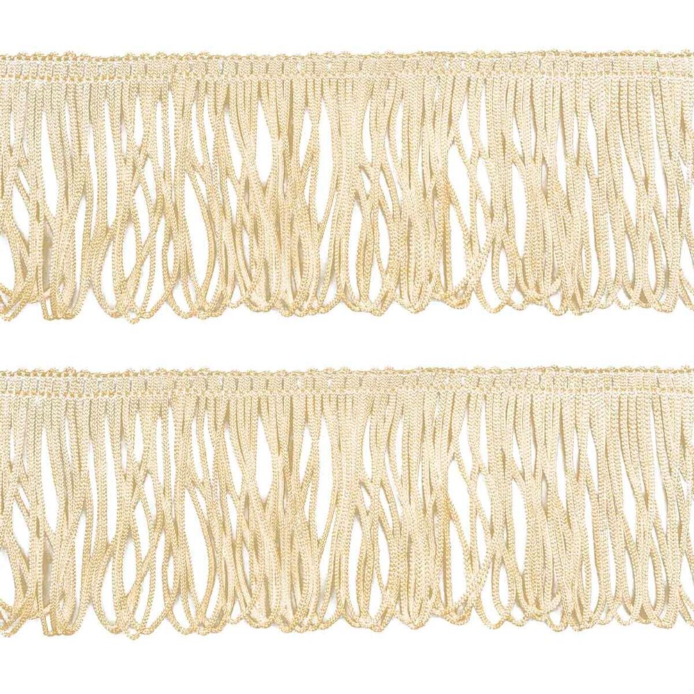 Бахрома отделочная 90.0 мм / 25 метров, 122 молочный