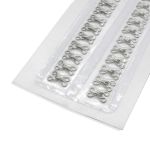 Крючки пришивные 12х7 мм, №1, никель, 0300-4005