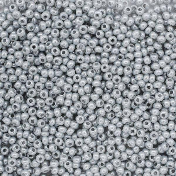 Бисер Preciosa 10/0 (2.3 мм), 100 г (5х20 г), Alabaster Metallic, круг.отв
