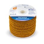 Тесьма металлизированная Булет GBL-15 13 мм, 33 м, под метал.золото, Gamma