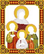 Алмазная (кристальная) мозаика Фрея, Икона Вера, Надежда, Любовь и мать их София, 22х27 см