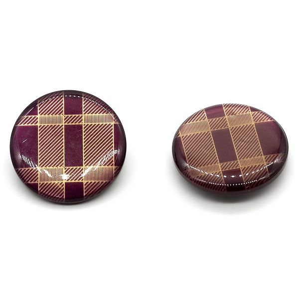 Пуговицы на ножке 44L (28мм) (col. 05 (фиолетовый)), CB-L-218, 72 шт