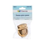 Замок для сумки 40х35 мм, 5 шт, золото, Gamma LBZ-9G