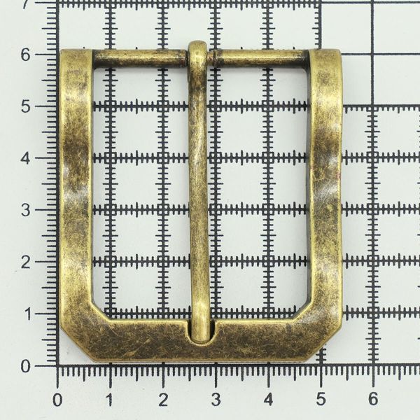 Пряжка ременная металл 40 мм. латунь, 4 шт, BIG