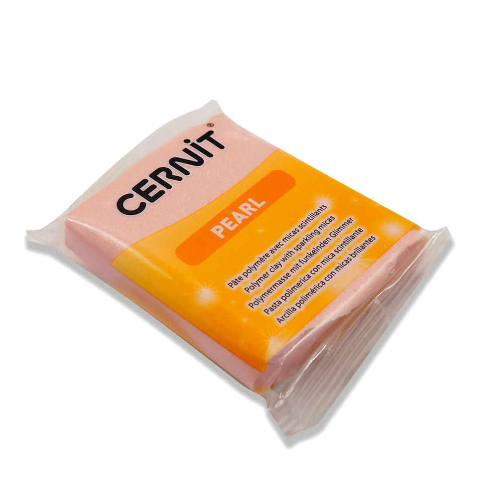 Пластика полимерная запекаемая "Cernit Pearl" 56 гр, 475 розовый