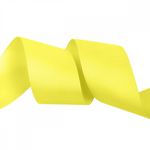 Лента репсовая (в рубчик) 50.0 мм / 22.8±1 метра, 640 желтый, Magic4Hobby