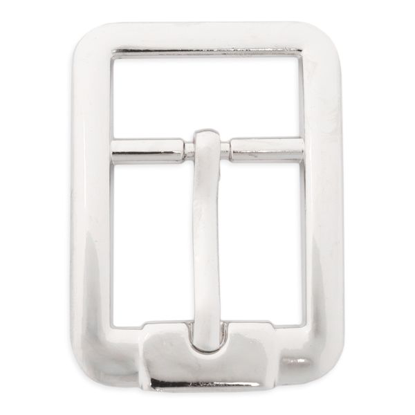 Пряжка ременная металл 20 мм, никель, 10 шт, S090054