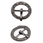 Пряжка ременная металл 10 мм (цв. чер.никель), 20 шт