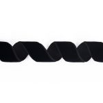 Лента бархатная (тесьма) 19-21.0 мм / 10±0.5 метров, черный, Blitz С3513Г17