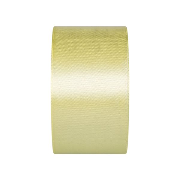 Лента атласная 1-сторонняя 50.0 мм / 33±2 метра, 009 св.желтый, Gamma