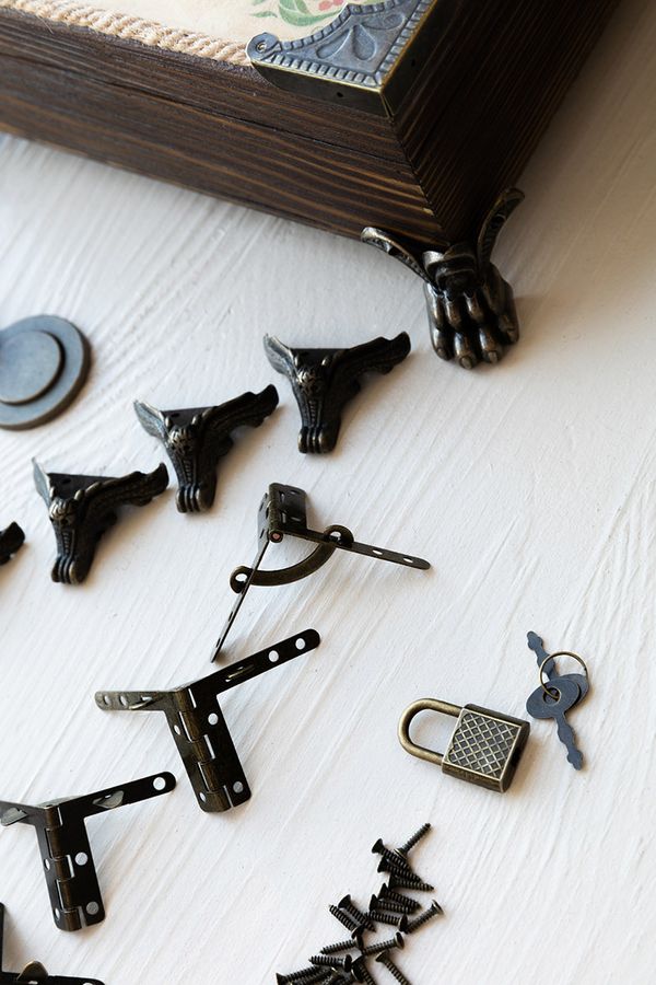 Подвес для шкатулок 1.5 см, 25 шт, 01 золото, Mr.Carving MMG-042