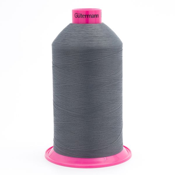 Нитка текстурированная Gutermann E 151, 10000 м, 715328, 701 стальной серый, 1 катушка