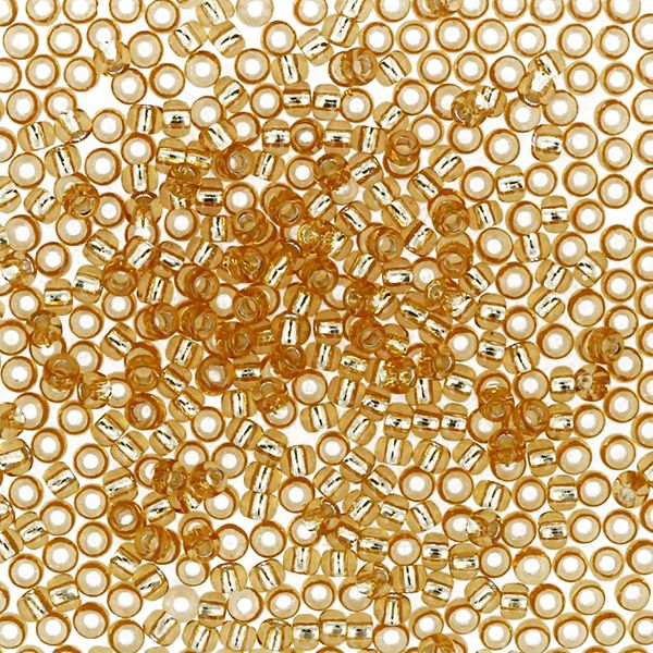 Бисер Toho 11/0 круглый (2.2 мм), 25 г (5х5 г), 0022B золотистый