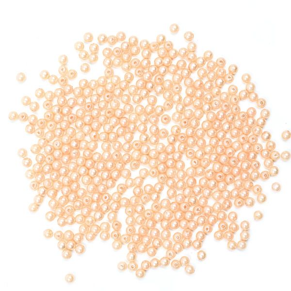 Бусины пластик (жемчуг) ⌀5 мм, 25 г, Astra&Craft, 006 NL розовый