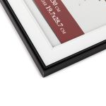 Рамка для картины (фото) пластик с оргстеклом 21х30 см, белый, Gamma ПРК-23