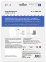 Скетч для раскрашивания чернографитными карандашами Флэтайрон-билдинг 29.5х20.5 см, 1 л, Фрея