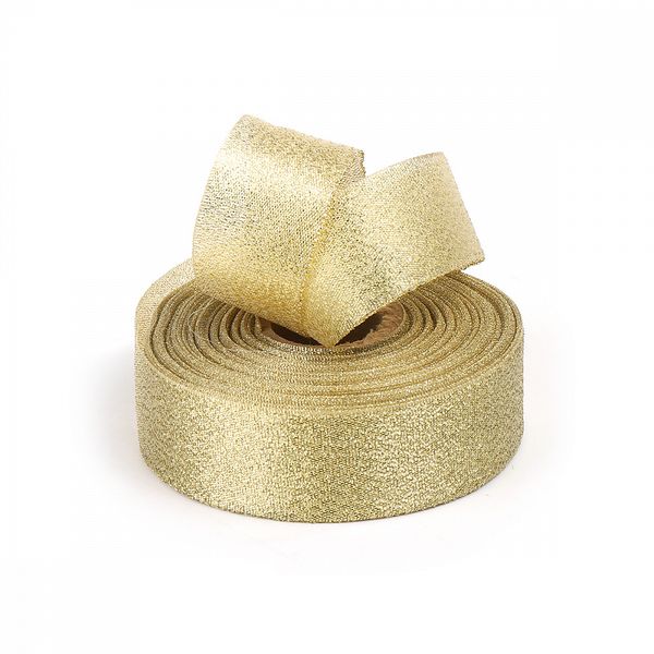 Лента металлизированная 24.0 мм / 25±1 метров, с3145Г17, цв.02 золото