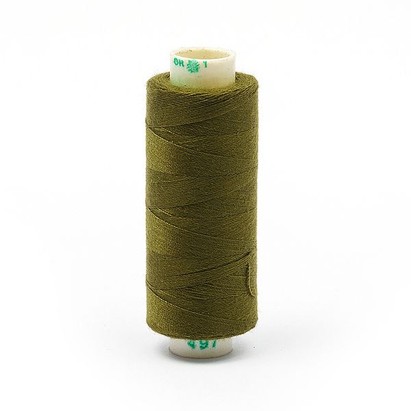 Нитки швейные бытовые Dor Tak 40/2, 366 м / 10 кат., 497 оливковый