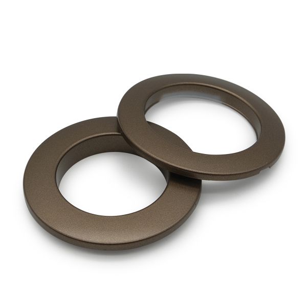 Люверсы шторные ⌀35 мм, с многоуровневым замком цвет № 44 темная медь, 10 шт