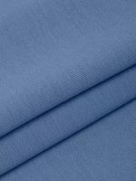 Футер 2х нитка петля Поливискоза стрейч 220г Small French Terry цв.55 джинс в нарезке 3м
