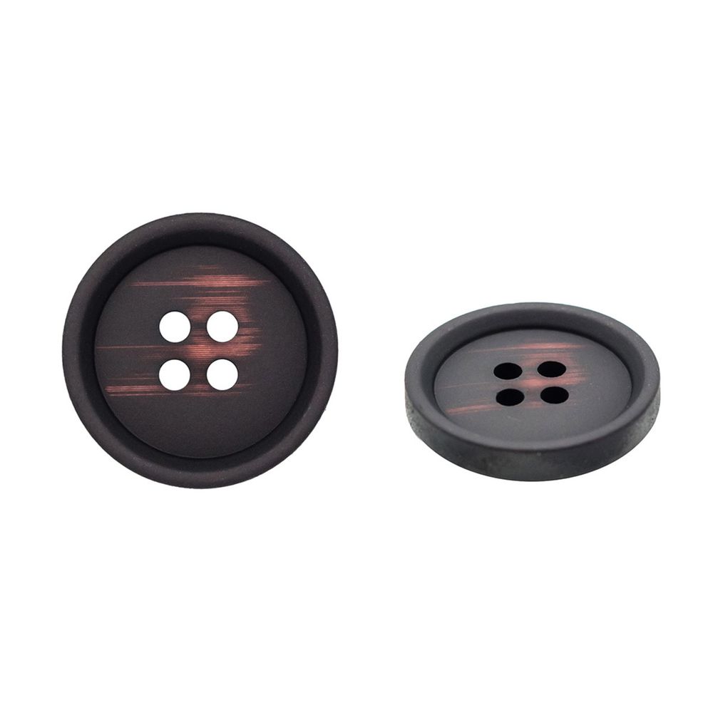 Пуговицы 4 прокола 34L (21мм), (Bordo (бордовый)), 24 шт