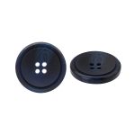 Пуговица 4 прокола 48L = 32 мм, пластик, col.D т. синий, CN2864, 36 шт