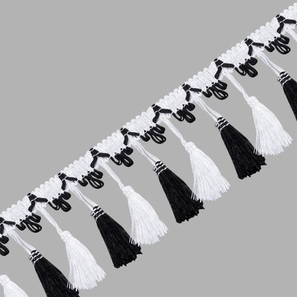 Бахрома отделочная 115.0 мм / 10 метров, с кистями, (001-115), 878