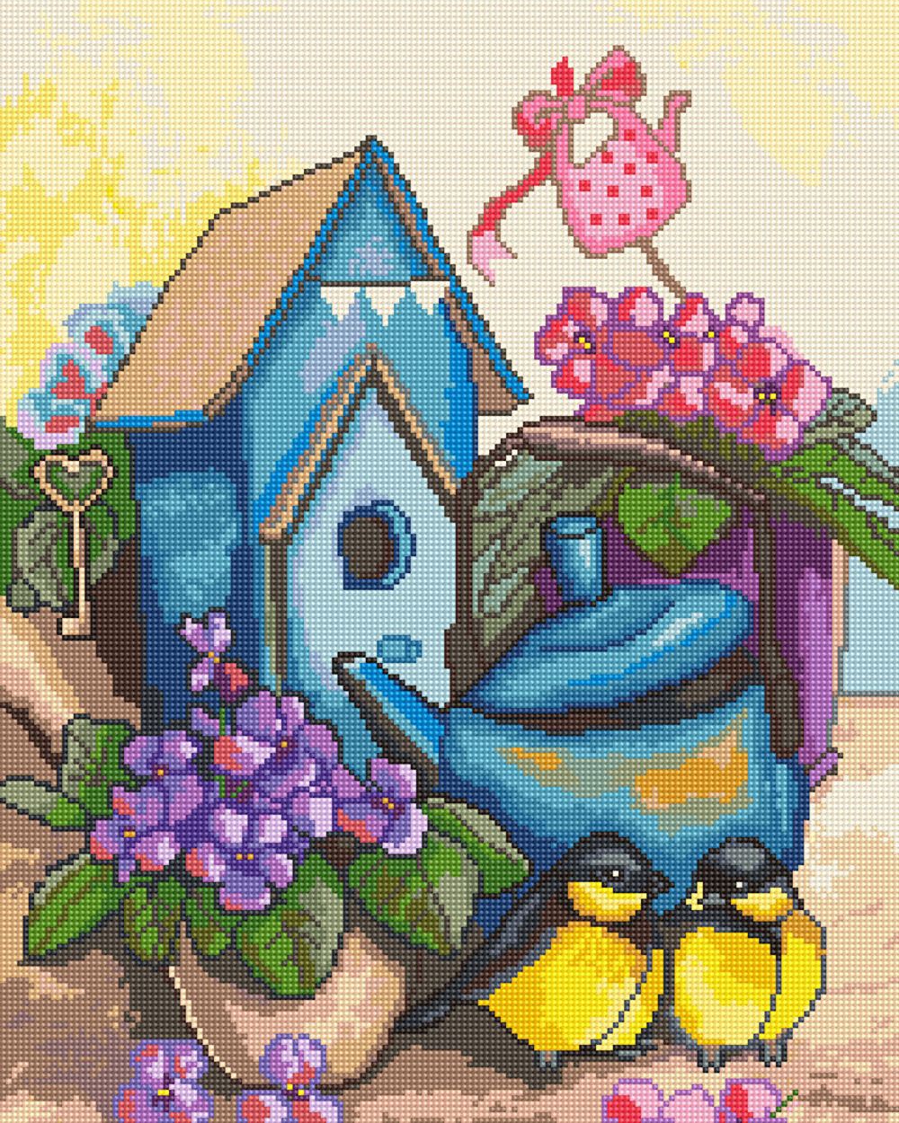 Алмазная (кристальная) мозаика Фрея, Уютный уголок, 40х50 см