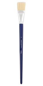 Кисть щетина №16 плоская, 5 шт, длинная ручка, 16, Vista-Artista 30012-16