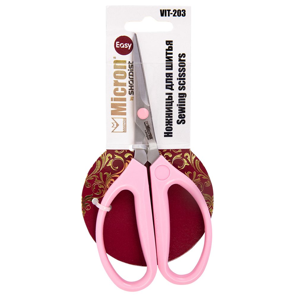 Ножницы портновские бытовые 16 см, сатинированные, VIT-203, Micron by Sharpist