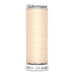 Нитки универсальные Gutermann Sew-all 100 (200 метров), 5 кат. | 414 св.кремово-бежевый