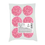 Шары декоративные из ротанга 7 см, 6 шт, №08 т. розовый, Blumentag BRF-7