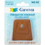 Напёрсток кожа NG-02 блистер, Gamma NG-02