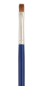 Кисть колонок плоская №06, 5 шт, длинная ручка, Vista-Artista 20112-06