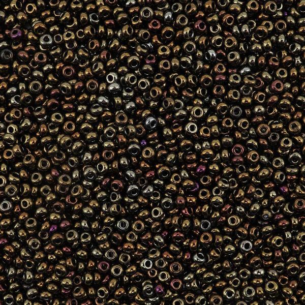 Бисер Preciosa цветной радужный, круг.отв, 500 г, (59115)331-19001-10/0