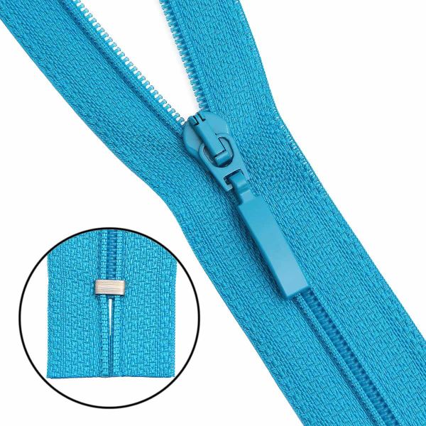 Молния спираль (витая) Arta Т5 (5 мм) 1 зам., н/раз., 18 см, цв. 549 бирюза, уп.10 шт