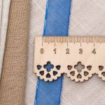 Лента капроновая (органза) для сборки бантов с метанитью 20 мм, 25м HRPL-1011S (HO-164 синий)