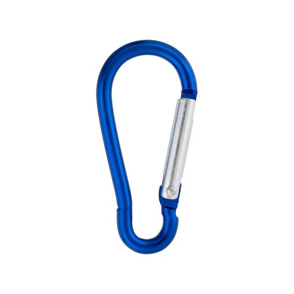 Карабин металл 20.0 мм (58х27 мм), 10 шт, 13 синий, Gamma GH 120/25/10