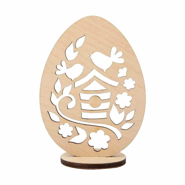 Заготовка из фанеры Яйцо на подставке, ВД-1073 Mr.Carving