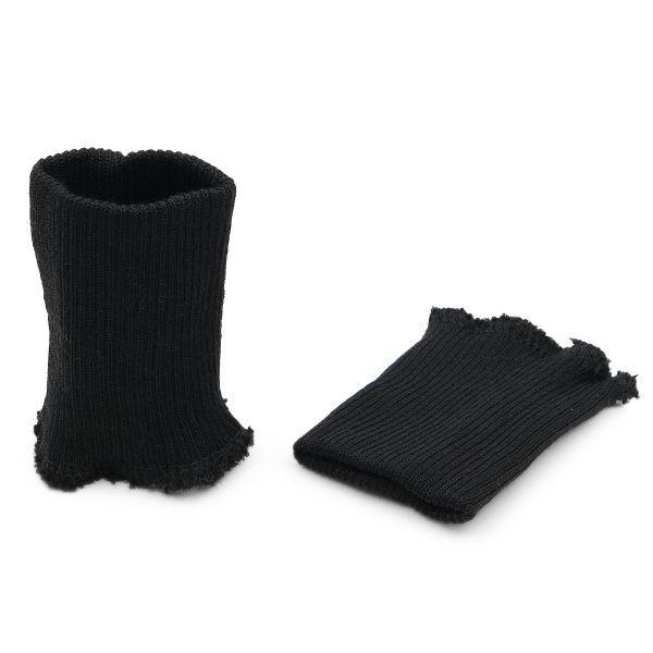 Подвяз (довяз) трикотажный с манжетами (комплект): подвяз 10.0х40.5 см, 2 манжета 7х10 см, тонкие, 004 черный