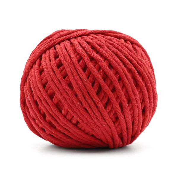 Шпагат х/б ⌀2-3 мм, 50 м, 1500 текс, красный, 70098