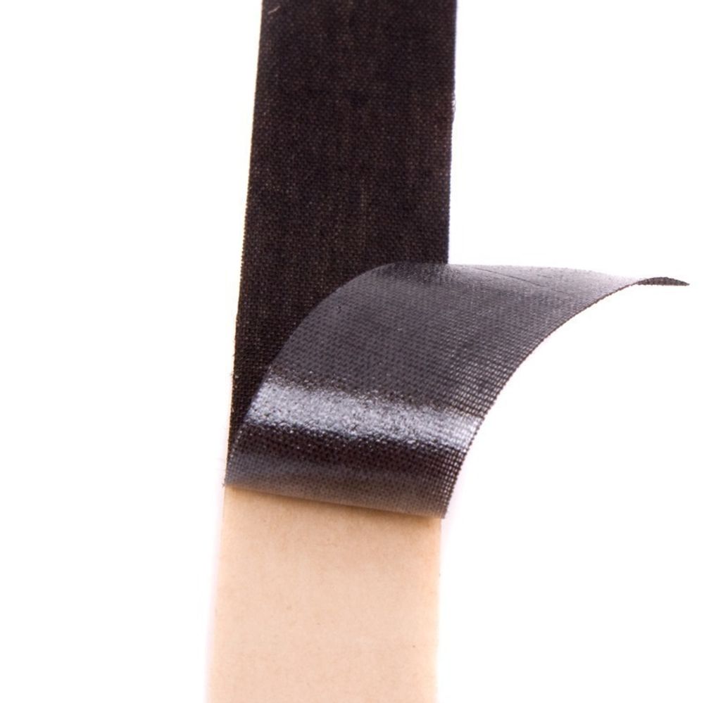 Усилитель для кожи 80 г/м², +5 г/м², бумага, 20 мм, сплошной клей PA, 30 м, черный, L3GE26, Danelli, OEKO-TEX®