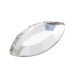 Стразы неклеевые стекло 8х4 мм, 72 шт, белый (crystal), Preciosa 438-14-110