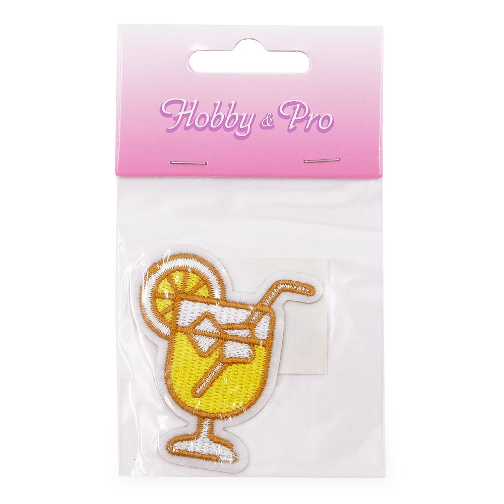 Термоаппликация Коктейль, 5х5.7см, Hobby&Pro