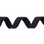 Тесьма (лента) киперная (100% х/б) 5 мм / 100 метров, черный, Gamma ЛКЭ (5чх/5хх-100) цв