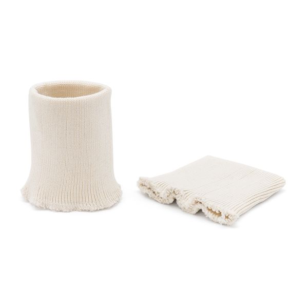 Манжеты трикотажные 9.0х9.5 см, 1 пара, средней плотности 14 кл, 1х1, 8015 св.бежевый