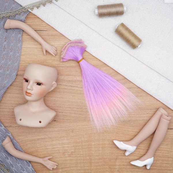 Трессы прямые Элит двухцветные №17/HT-3815/2317, длина 17см, ширина 100 см, 1шт, 26311