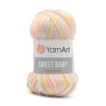Пряжа YarnArt (ЯрнАрт) Sweet Baby / уп.5 мот. по 100 г, 300м, 909