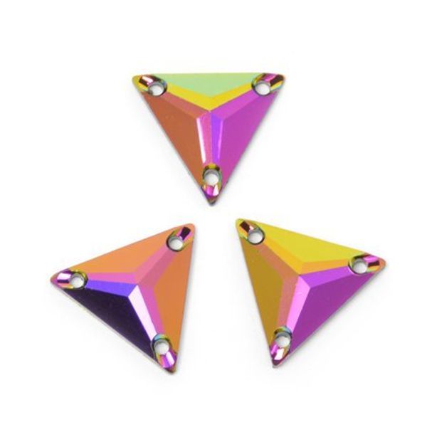 Стразы пришивные акриловые (Resin) Tesoro Crystal цв. 2 16 мм уп., 10 шт, M10681